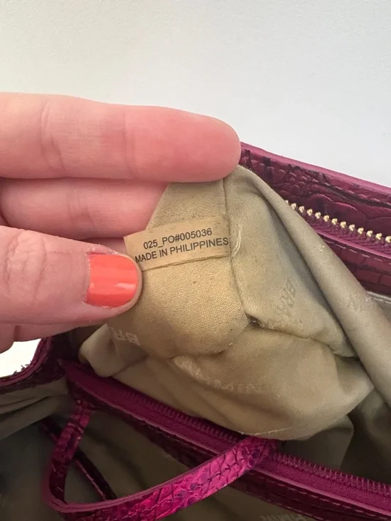 Brahmin Finley High-Voltage Satchel Bag - Picture 10 of 17